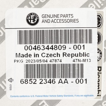 фото thumb №6, Датчик nox зонд alfa romeo 46344809 sns0906b