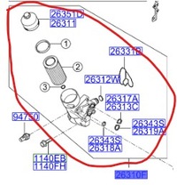 фото thumb №8, Фильтр масла с основание do kia hyundai оригинальный номер 263102a002