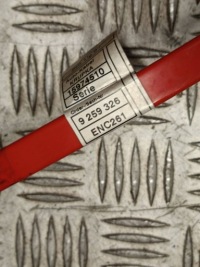 Bmw оригинальный номер 9259326 3' f30 f31 4' f32 f33 шланг кабель аккумулятор plus Недорого, фото thumb