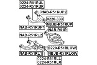 фото thumb №3, Febest 0224-r51rul важіль, підвіска колеса
