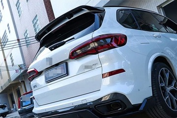 фото thumb №11, Спойлер козирок do bmw x5 g05 2018+ abs чорний блиск sobmart