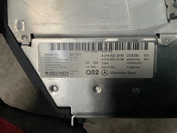 фото thumb №5, Радіо cd команд mercedes cl w216 європа різні номер