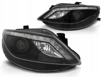 фото thumb №1, Лампы передние seat ibiza 6j 08-12r led line чёрный
