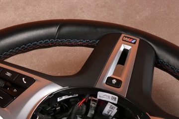 фото thumb №10, Bmw x3 g01 m f97 x4 g02 m f98 lci оригинальная кожаный руль лепестки