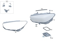 фото thumb №2, Оригинальный номер новый модуль led mercedes eqa w243 eqc w293