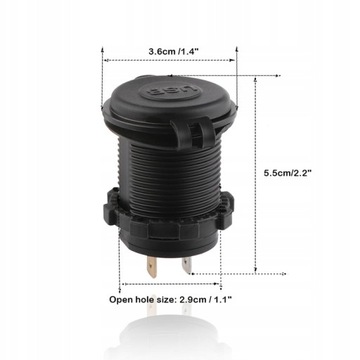 БАЙПАС ДОПОЛНИТЕЛЬНАЯ АВТОМОБИЛЬНАЯ USB-РОЗЕТКА 12В 24В