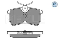 фото thumb №14, Meyle тормозные колодки ham. ford t. focus 1,4-2,0 10/98-