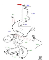 фото thumb №10, Крышка заливной топлива land rover discovery v l462 lr053665, оригинальный