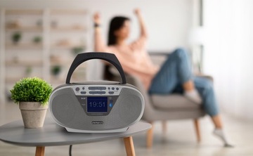 БУМБОКС Bluetooth 6ВТ РАДИОУСТРОЙСТВО CD FM AUX AIWA BBTU-500DAB/SL + ПУЛЬТ ДИСТАНЦИОННОГО УПРАВЛЕНИЯ