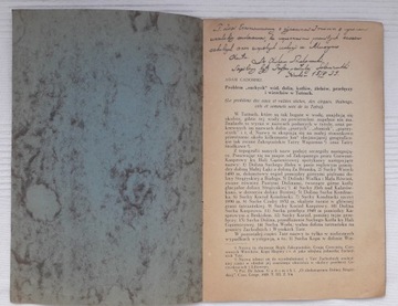 Проблема долин, каров, перевалов в Татрах 1938 г.