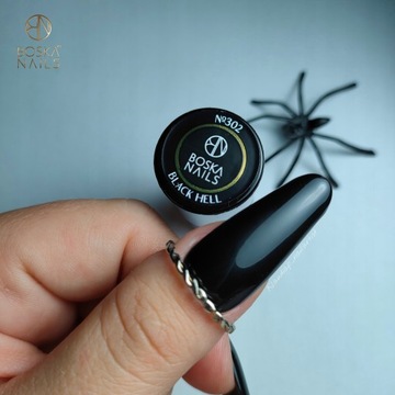 BOSKA NAILS 2x гибридный лак БЕЛЫЙ ЧЕРНЫЙ + БЕСПЛАТНО