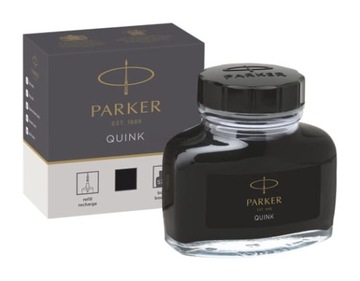 Чернила для перьевой ручки Parker Quink, 57 мл, быстросохнущие черные флаконы