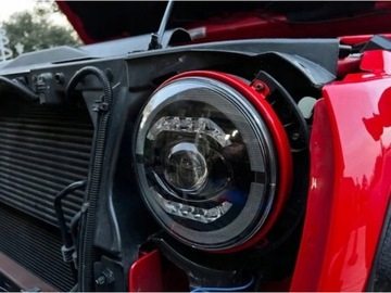 фото thumb №13, Лампи led jeep wrangler tj jk 7дюймів повний світлодіодні гомологація !
