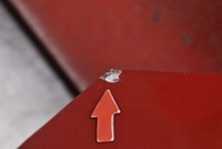 фото thumb №7, Капот крышка двигателя czerwona mitsubishi colt 6 vi z30 02-09