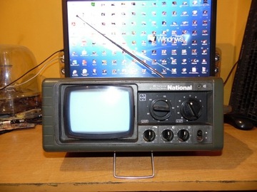 Мини-телевизор Camping National TR 525 ES Retro Vintage, 1977, Япония, винтаж