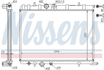 фото thumb №16, Nissens 63502 радіаторів, система охолодження двигуна 63502 nis 63502