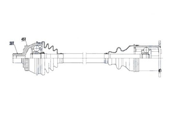 фото thumb №11, Полуось приводная audi a4 cvt 00-08 seat exeo 08-13 nty