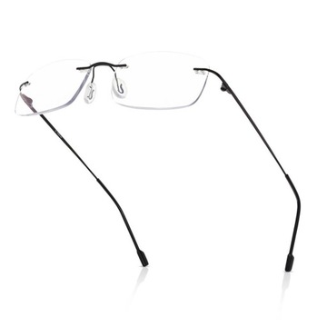 BEZRAMKOWE Okulary moc +2.50 do KOMPUTERA Blue Light ANTYREFLEX UV Patentki