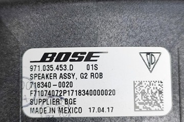 фото thumb №6, Набір аудіо porsche panamera 971 sound 971.035.453.d 2018 23498486