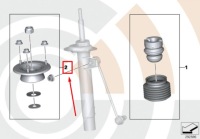 Набір кріплення амортизаторів передніх bmw 3 e46 2241448 31352241448 в Україні, фото thumb