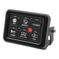 фото thumb №9, 6 gang універсальний панель перемикачів do автомобіля вантажівки łodzi utv suv 720w 9-30v dc