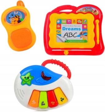 WALKER PUSHER ОБРАЗОВАТЕЛЬНАЯ ИНТЕРАКТИВНАЯ ПАНЕЛЬ RIDE DRIVE ZNIKOPIS PIANINKO 3IN1