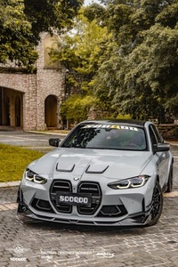 фото thumb №11, Карбонова накладка спойлер спліттер перед bmw g80 g81 g82 g83 sq style