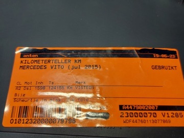фото thumb №10, Спідометр  манометр mercedes vito w447 2015r 2.2 a4479002007