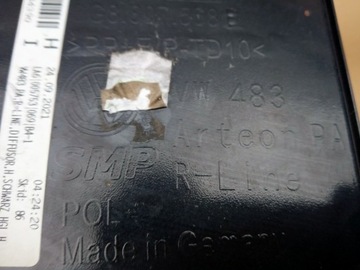 фото thumb №8, Vw arteon r-line спойлер дифузор бампера зад 2019r-