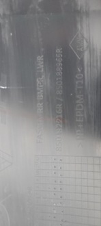 фото thumb №10, Накладка бампера дифузор dół renault koleos ii