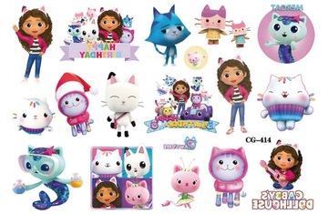 Детские моющиеся татуировки CAT HOUSE GABI CG414