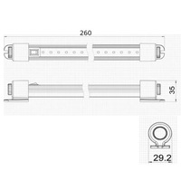фото thumb №7, Лампа 12 led обертова з вимикач 26 cm 12v 24v