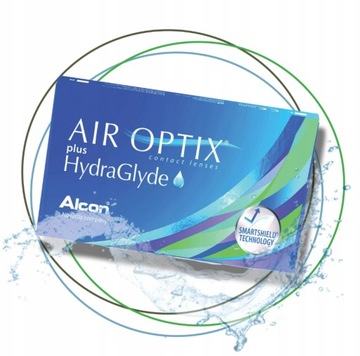 КОНТАКТНЫЕ ЛИНЗЫ AIR OPTIX PLUS HYDRAGLYDE 6 ШТ. ЕЖЕМЕСЯЧНО СИЛА -2,25