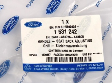 фото thumb №10, Тримач регулювання сидіння водія fiesta /c-max 1531242 _ 8a61-a61735-aa38c5
