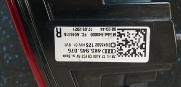 фото thumb №11, Audi a6 c8 лампи зад led комплект оригінал