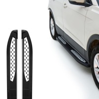 фото thumb №1, Turtle пороги бічний plus do kia soul sk3 2020 - 2024 хетчбек чорний