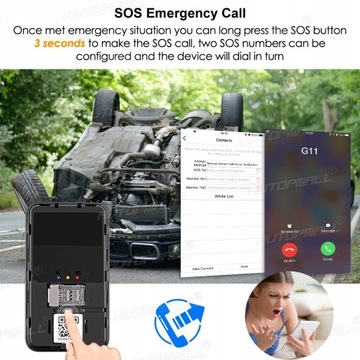 GPS-локатор-передатчик GSM автомобильная сигнализация AT4