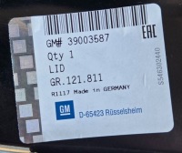 фото thumb №10, Крышка зад багажника opel insignia a рестайлинг hb 39003587 новая оригинал