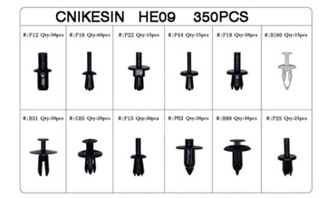 фото thumb №7, Клипсы клипсы клипсы автомобильные автомобиль обивка 350 szt +ściągacze бесплатно v2