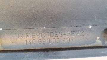 фото thumb №5, Mercedes w140 довгий планка накладка порогова ліва