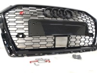 фото thumb №7, Rs3 решітка радіатора audi a3 2017-20 nowa решітка радіатора радіатора full black з pdc acc радар