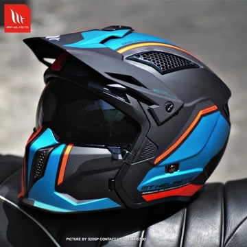 MT StreetFighter Open Helmet Regular модульный внедорожный мотоцикл