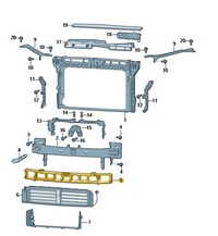 фото thumb №3, Оригінальний відбійник бампера superb 3v0807248