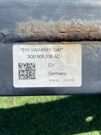 фото thumb №13, Audi q2 q3 volkswagen 3q0505447b 5n0 подрамник подрамник подрамник балка задняя