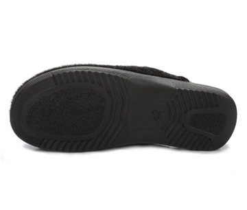Inblu Slippers Домашние мужские мужские удобные флопки -шлепанцы черные 44
