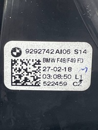 фото thumb №9, Bmw оригінальний номер 9335205 9292742 x2 f39 захист корпус решітка обдув задня