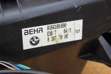 фото thumb №6, Обігрівач вентилятор bmw z3 комплектна 8397710