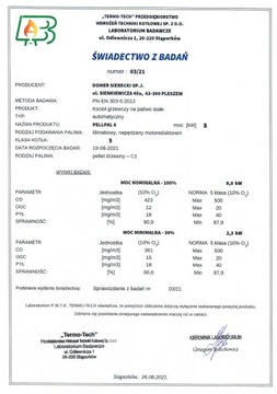 Pellpal -котло 8 кВт Slim Pellet Subsidy до 9000 PLN увеличил стандарт A+