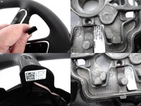 фото thumb №11, Audi a8 s8 4h0 d4 рестайлинг 13-17 руль многофункциональный лепестки дерево кожа