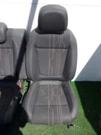 фото thumb №9, Opel meriva b 10-17 сиденья передние заднее сиденье задняя полукожа europa комплект